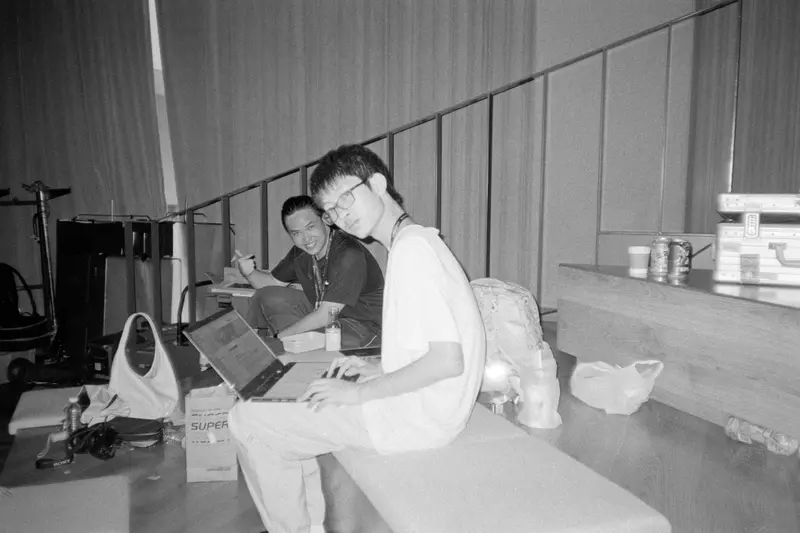 AdventureX 2026, film photograph shot on Kentmere Pan 400 with a Canon Autoboy FXL by Febe Mo